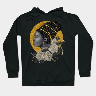 Golden | Beautiful Black Woman Art Hoodie